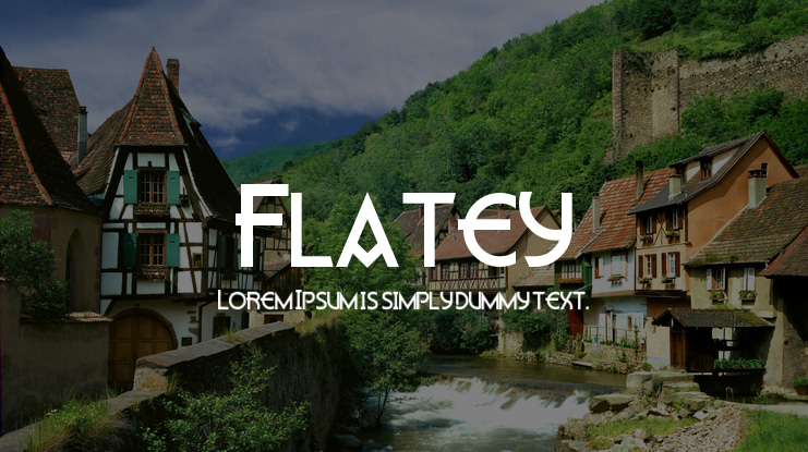 Flatey Font