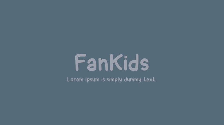 FanKids Font