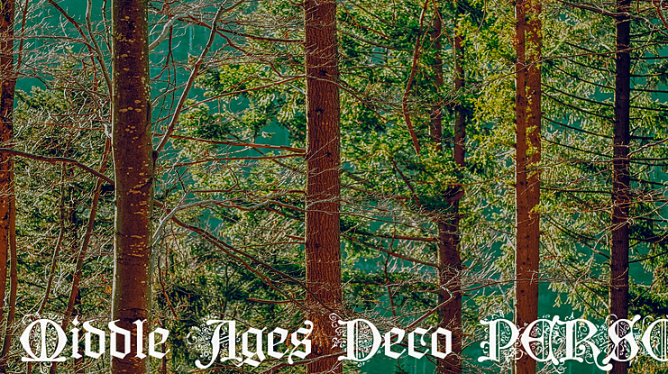 Middle Ages Deco PERSONAL USE Font Family