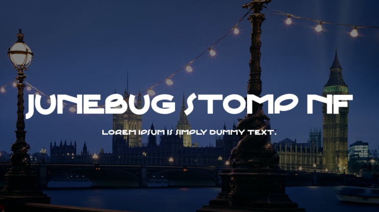 Junebug Stomp NF Font