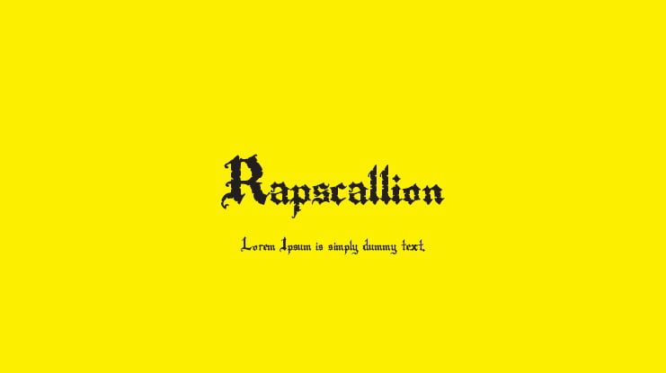 Rapscallion Font