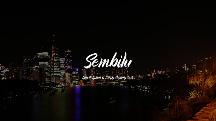 Sembilu Font