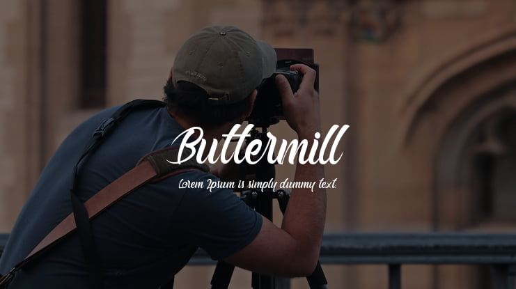Buttermill Font