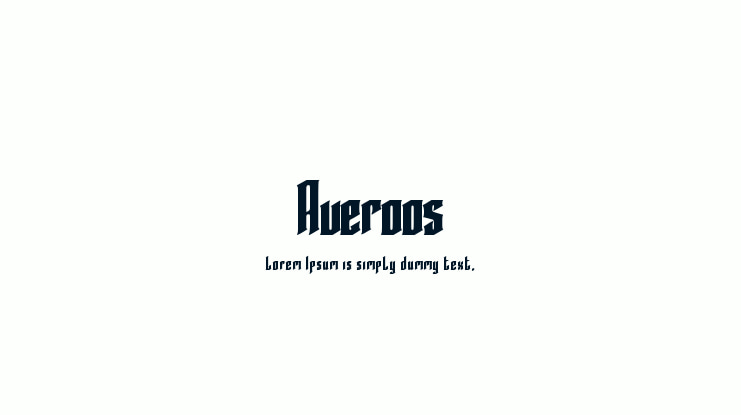 Averoos Font