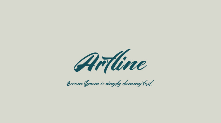 Artline Font