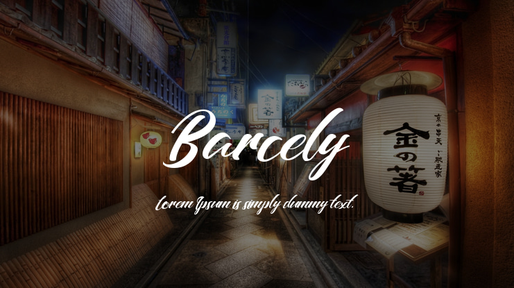Barcely Font