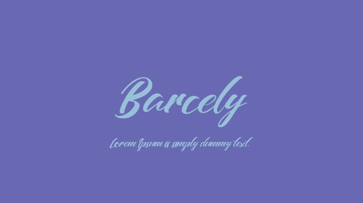 Barcely Font