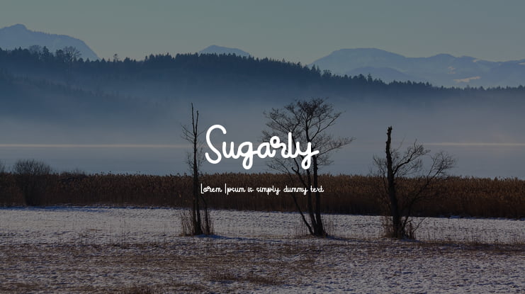 Sugarly Font