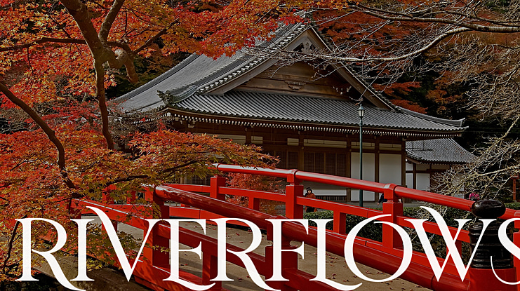 RIVERFLOWS Font Family