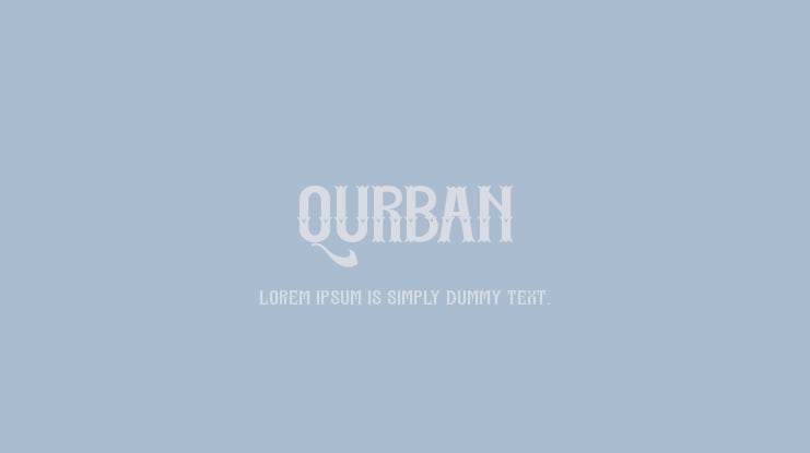 Qurban Font