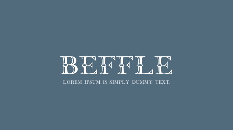 Beffle Font