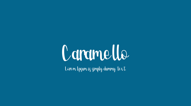Caramello Font