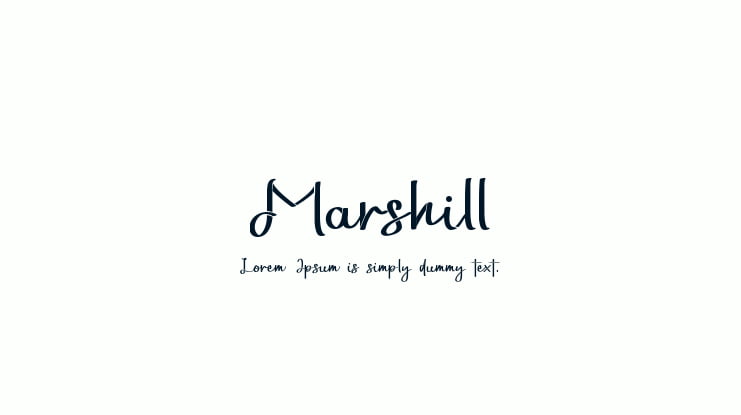 Marshill Font