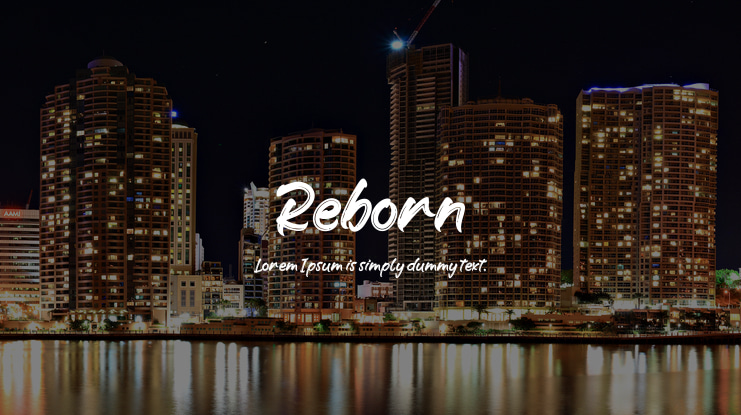Reborn Font