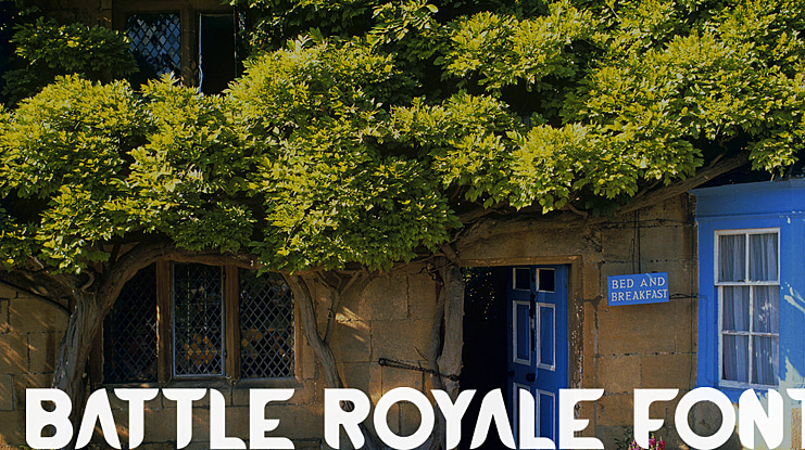 BATTLE ROYALE FONT