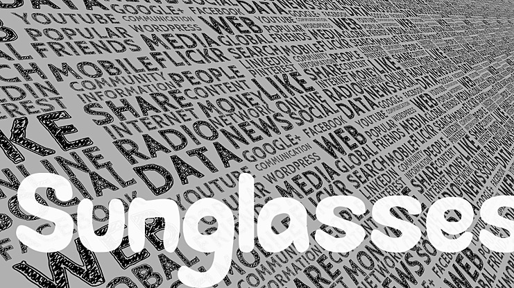 Sunglasses Font