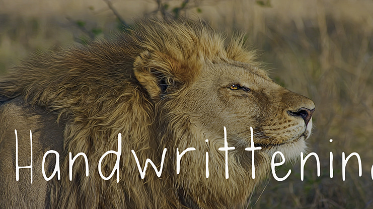 Handwrittening Font