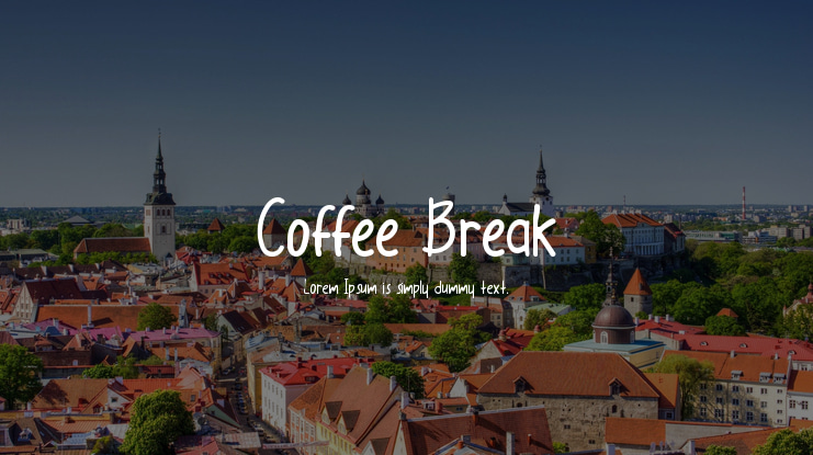 Coffee Break Font