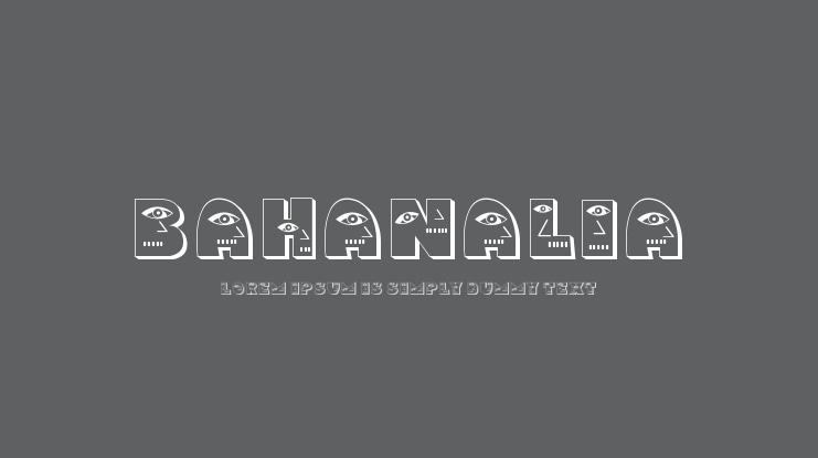 Bahanalia Font