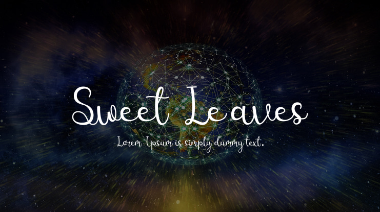 Sweet Leaves Font