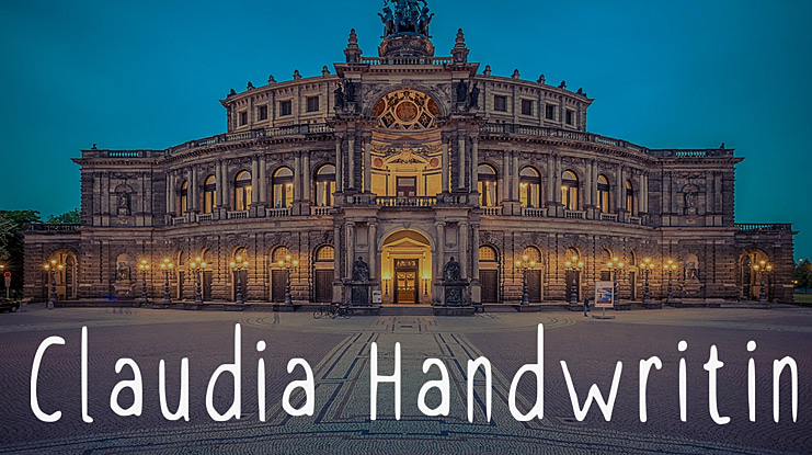 Claudia Handwriting Font