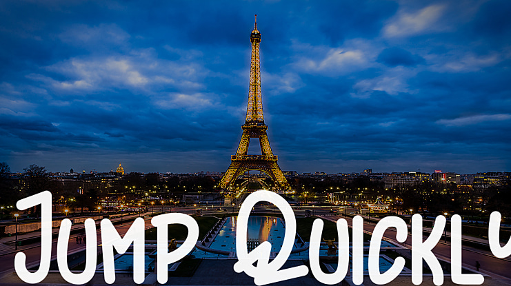 Jump Quickly Font