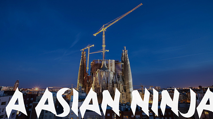 a Asian Ninja Font