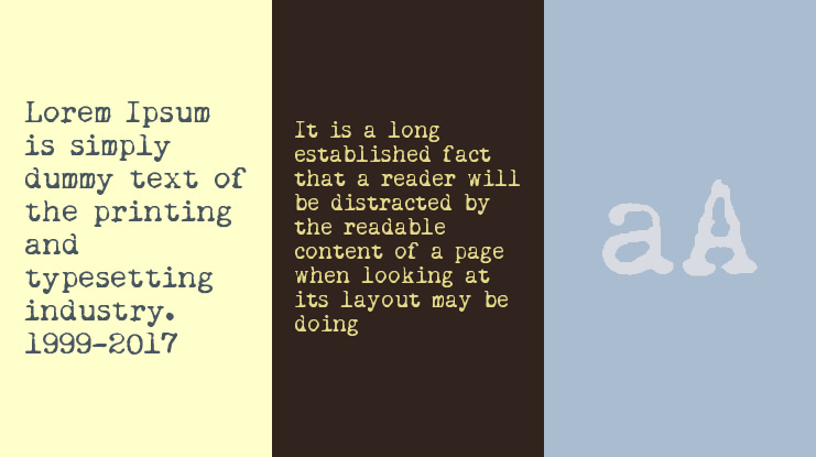 Remington Noiseless Font