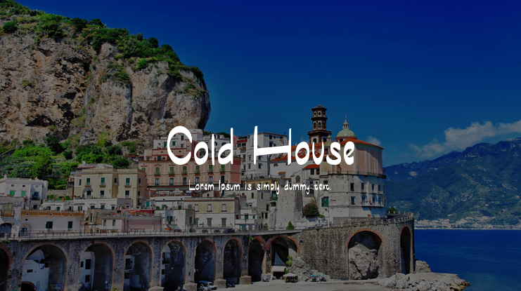 Cold House Font