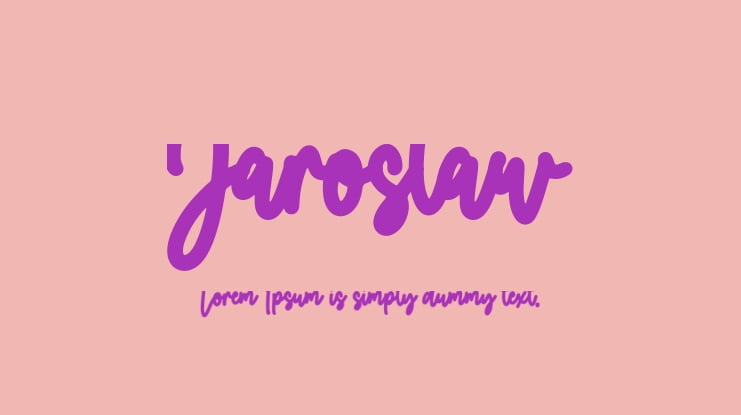 Jaroslaw Font