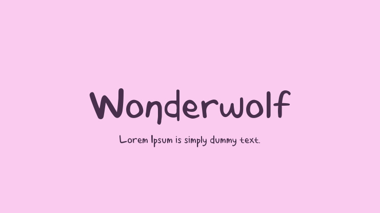 Wonderwolf Font