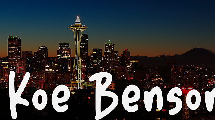 Koe Benson Font