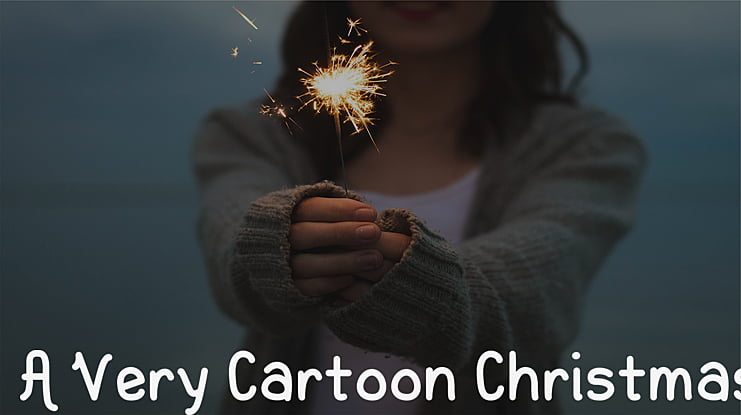 A Very Cartoon Christmas Font
