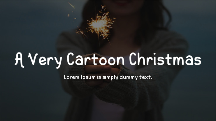 A Very Cartoon Christmas Font