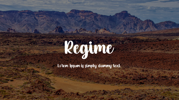 Regime Font