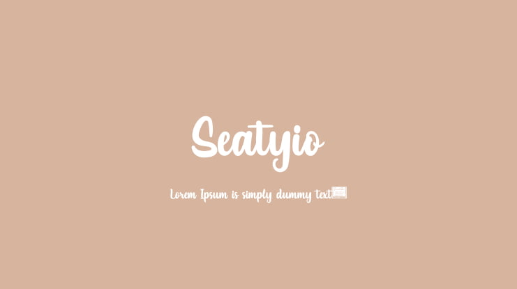 Seatyio Font