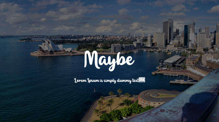 Maybe Font