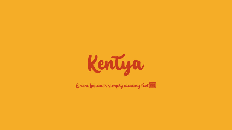 Kentya Font