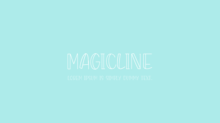 MAGICLINE Font