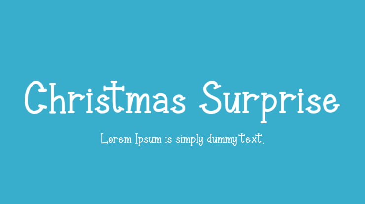 Christmas Surprise Font