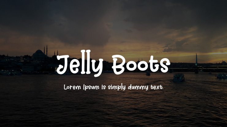 Jelly Boots Font
