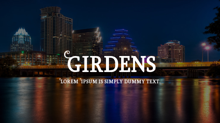 Girdens Font