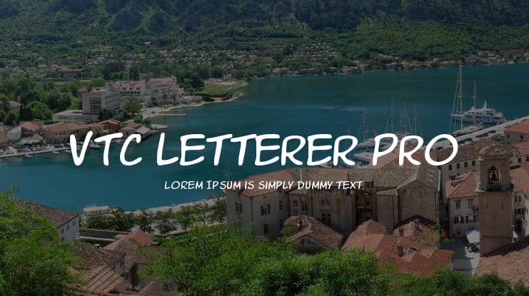 VTC Letterer Pro Font