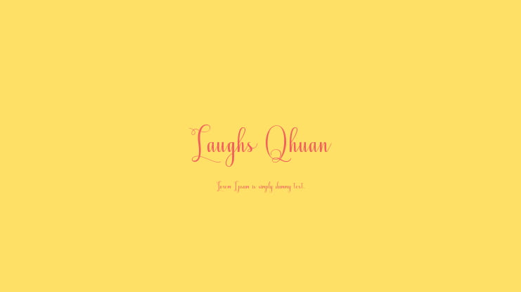 Laughs Qhuan Font