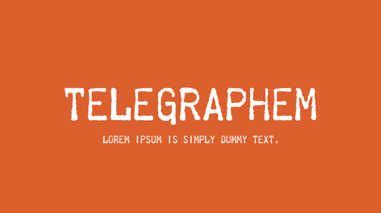 Telegraphem Font