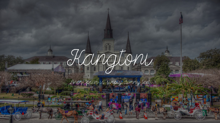 Kangtoni Font