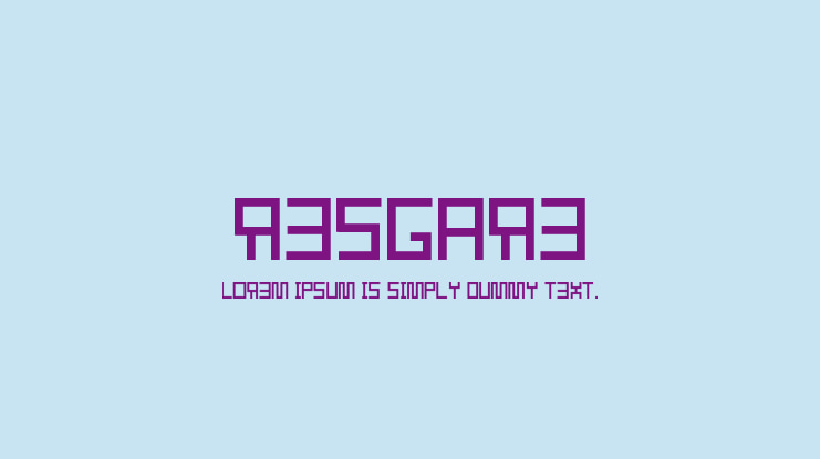 Resgare Font