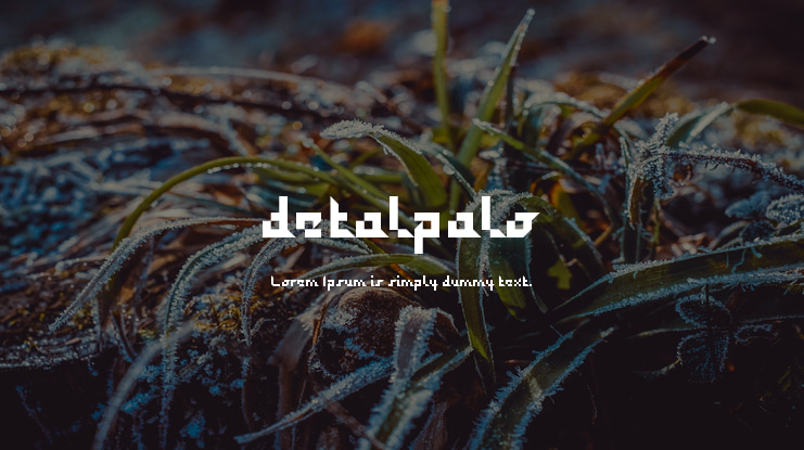 detalpalo Font