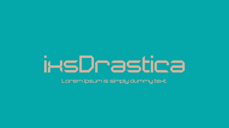ixsDrastica Font