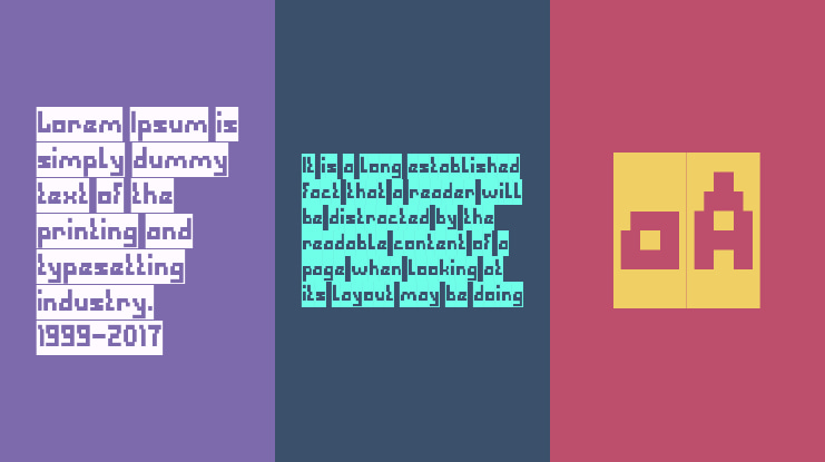 Defragmented Font Family